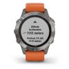 Garmin Fenix 6 - Pro Sapphire Edition (Titanium with Ember Orange Band)