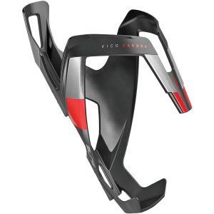 Elite Vico Carbon Bottle Cage – matte black/red