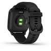 Garmin Venu Sq – Music Edition (Slate Aluminum Bezel with Black Case and Silicone Band)