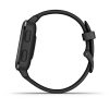 Garmin Venu Sq – Music Edition (Slate Aluminum Bezel with Black Case and Silicone Band)