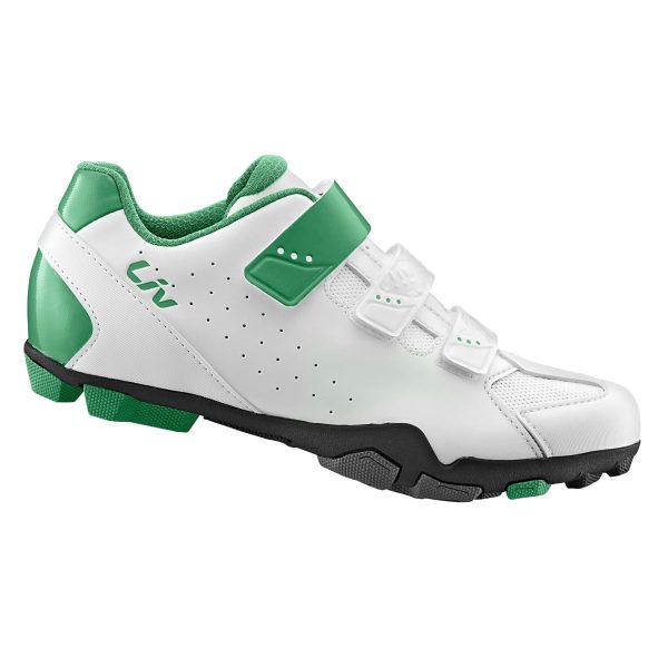 Liv Fera MTB Shoe - white/green