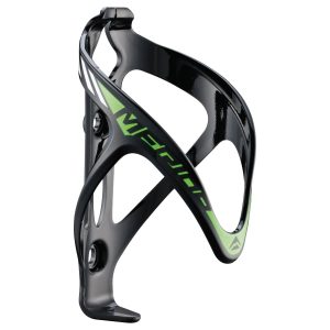 Merida Plastic Bottle Cage – black (green/white)