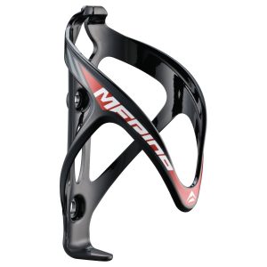 Merida Plastic Bottle Cage – black (red/grey)