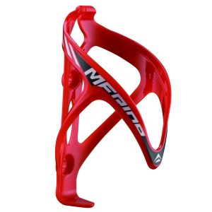 Merida Plastic Bottle Cage – red (black/white)