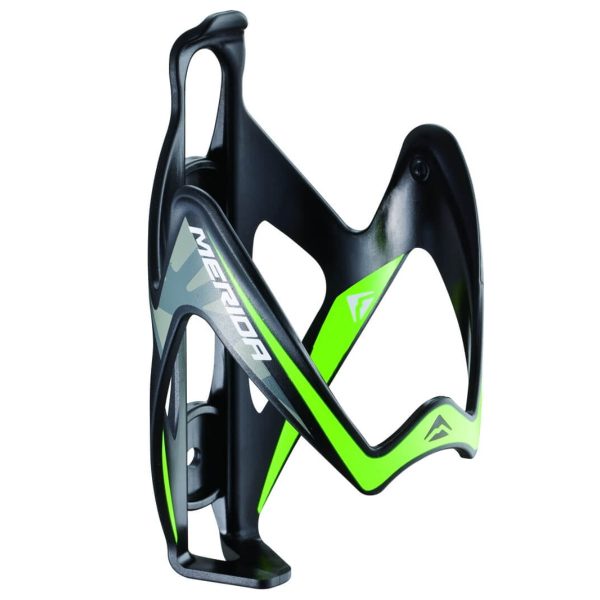 Merida Plastic Bottle Cage – black/green