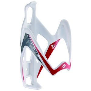 Merida Plastic Bottle Cage – white/red