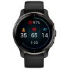 Garmin Venu 2 Plus (Slate Stainless Steel Bezel with Black Case and Silicone Band)
