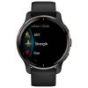 Garmin Venu 2 Plus (Slate Stainless Steel Bezel with Black Case and Silicone Band)
