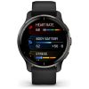 Garmin Venu 2 Plus (Slate Stainless Steel Bezel with Black Case and Silicone Band)