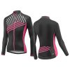 Liv Accelerate Mid-Thermal Long Sleeve Jersey - Black/Hot Pink