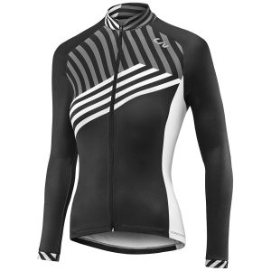 Liv Accelerate Mid-Thermal Long Sleeve Jersey - Black/White
