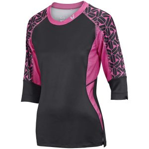 Liv Charm Short Sleeve Jersey - black/pink