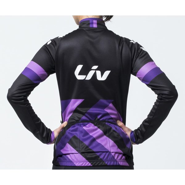Liv Race Day Mid-Thermal Long Sleeve Jersey - black/purple
