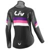 Liv Race Day Windbreaker Jacket - black/purple/hot pink