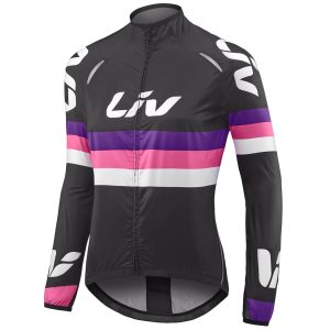 Liv Race Day Windbreaker Jacket - black/purple/hot pink