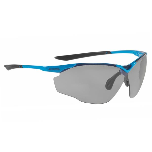 Alpina Splinter Shield VL Glasses - Blue-Black / Varioflex Black