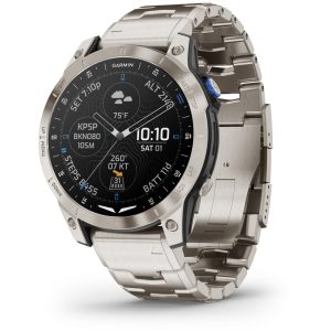 Garmin D2 Mach 1 (Aviator Smartwatch with Vented Titanium Bracelet)