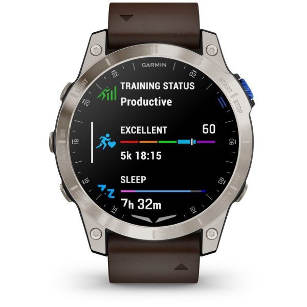 Garmin D2 Mach 1 (Aviator Smartwatch with Oxford Brown Leather Band)