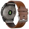 Garmin Fenix 7X – Sapphire Solar Edition (Titanium with Chestnut Leather Band)