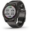 Garmin Fenix 7X – Sapphire Solar Edition (Carbon Grey DLC Titanium with Carbon Grey DLC Vented Titanium Band)