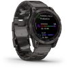 Garmin Fenix 7X – Sapphire Solar Edition (Carbon Grey DLC Titanium with Carbon Grey DLC Vented Titanium Band)