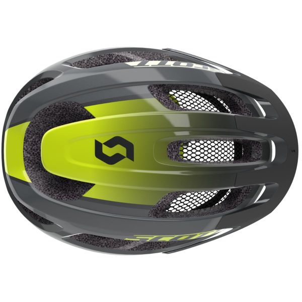 Scott Supra (CE) Helmet - black/radium yellow fade