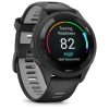 Garmin Forerunner 265 (Black Bezel and Case with Black/Powder Gray Silicone Band)