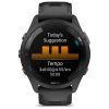 Garmin Forerunner 265 (Black Bezel and Case with Black/Powder Gray Silicone Band)