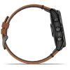 Garmin Epix Pro (Gen 2) 51mm – Sapphire Edition (Carbon Grey DLC Titanium with Chestnut Leather Band)