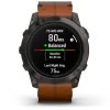 Garmin Epix Pro (Gen 2) 51mm – Sapphire Edition (Carbon Grey DLC Titanium with Chestnut Leather Band)