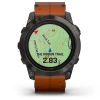 Garmin Epix Pro (Gen 2) 51mm – Sapphire Edition (Carbon Grey DLC Titanium with Chestnut Leather Band)