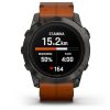 Garmin Epix Pro (Gen 2) 51mm – Sapphire Edition (Carbon Grey DLC Titanium with Chestnut Leather Band)