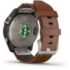 Garmin Fenix 7 Pro – Sapphire Solar Edition (Titanium with Chestnut Leather Band)