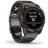 Garmin Fenix 7X Pro – Sapphire Solar Edition (Carbon Gray DLC Titanium with Vented Titanium Bracelet)